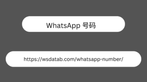 Whatsapp 数据库