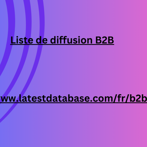 Liste de diffusion B2B